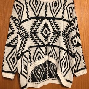 comfy high low sweater